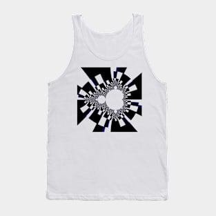 Mandelbrot XVI - Black Tank Top